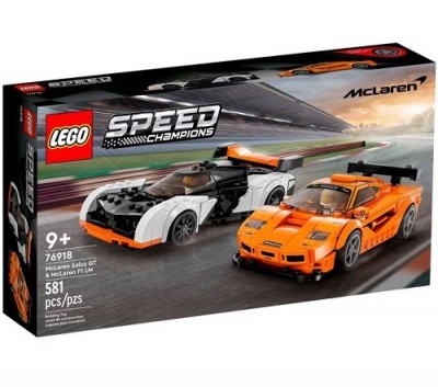  76918 LEGO Speed Champions McLaren Solus GT & McLaren F1 LM