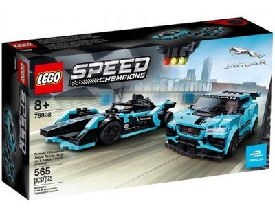 ����������� 76898 LEGO Speed Champions Formula E Panasonic Jaguar Racing GEN2 car & Jaguar I-PACE eTROPHY