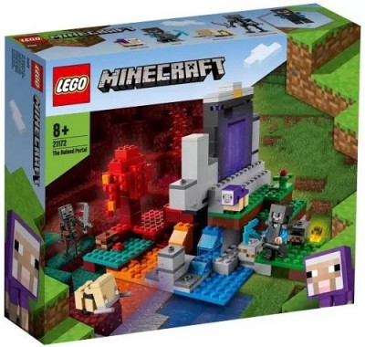 Конструктор 21172 LEGO Minecraft Разрушенный портал