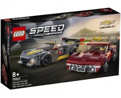 ����������� 76903 LEGO Speed Champions Chevrolet Corvette C8.R and 1968 Chevrolet Corvette