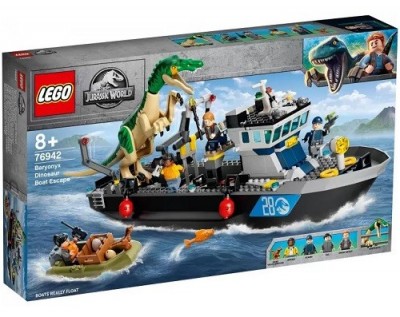 Конструктор 76942 LEGO Jurassic World Побег барионикса на катере