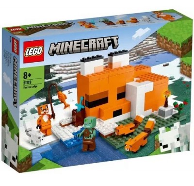 Конструктор 21178 LEGO Minecraft Лисья хижина