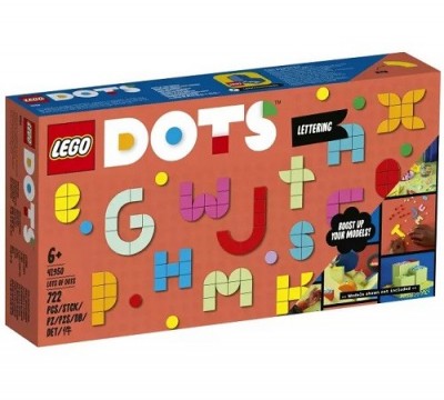 Конструктор 41950 LEGO DOTs Большой набор тайлов: буквы