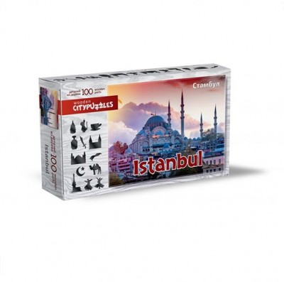 8236 Citypuzzles Пазл фигурный деревянный Стамбул