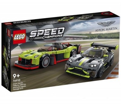 Конструктор 76910 LEGO Speed Champions Aston Martin Valkyrie AMR Pro и Aston Martin Vantage GT3