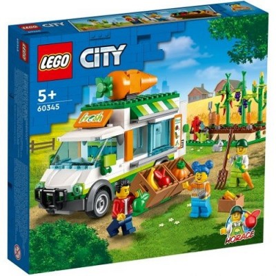 Конструктор 60345 LEGO Город Фургон для фермерского рынка