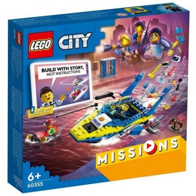 Конструктор 60355 LEGO Город Детективные миссии водной полиции
