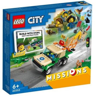 Конструктор 60353 LEGO Город Миссии по спасению диких животных