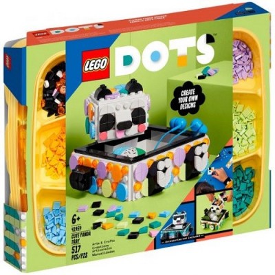 Конструктор 41959 LEGO DOTs Ящик «Милая панда»